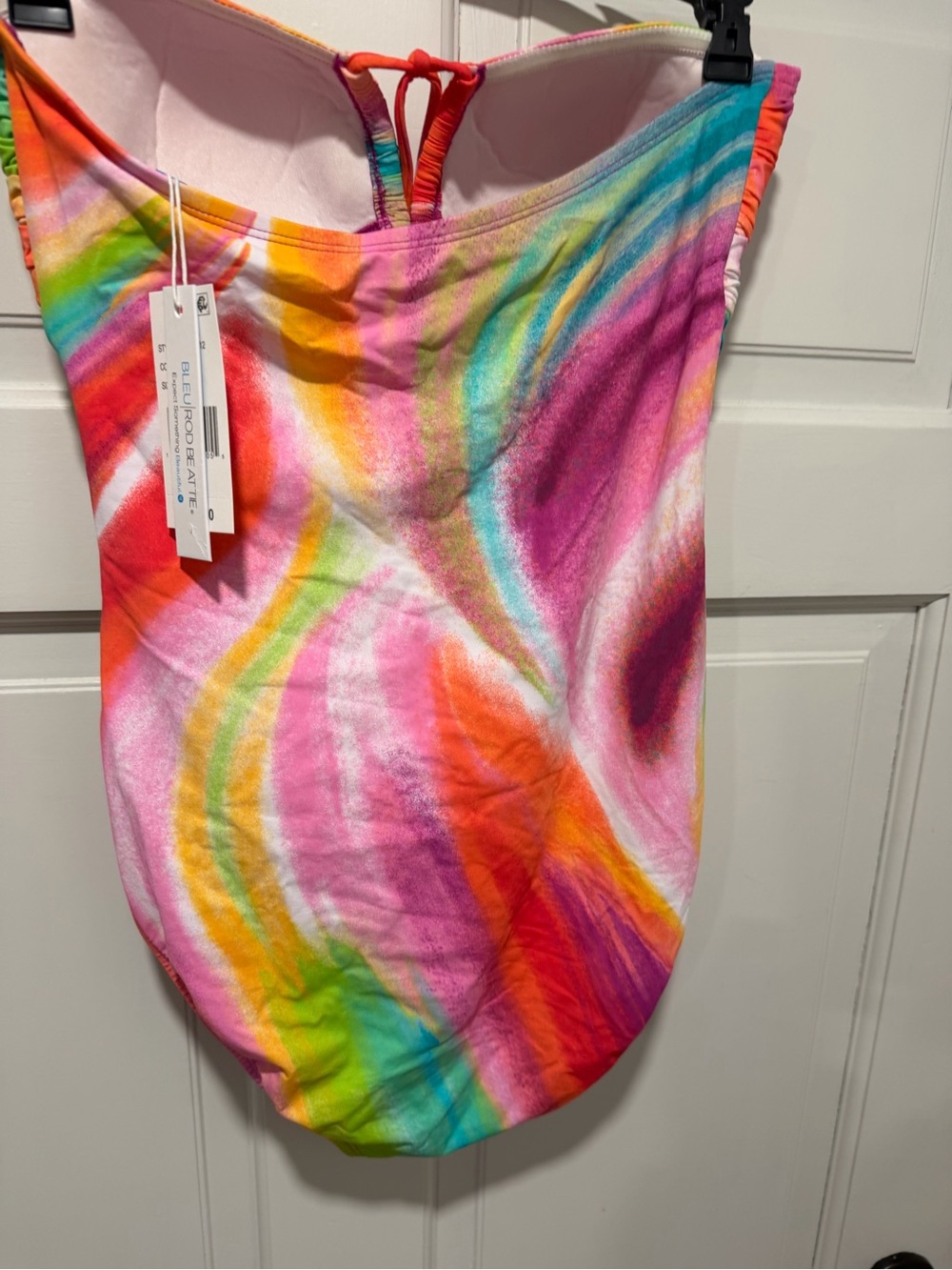 Bleu Rod Beattie Rainbow Tie-Dye Strapless One-Piece Swimsuit - Multicolor - Picture 4 of 8